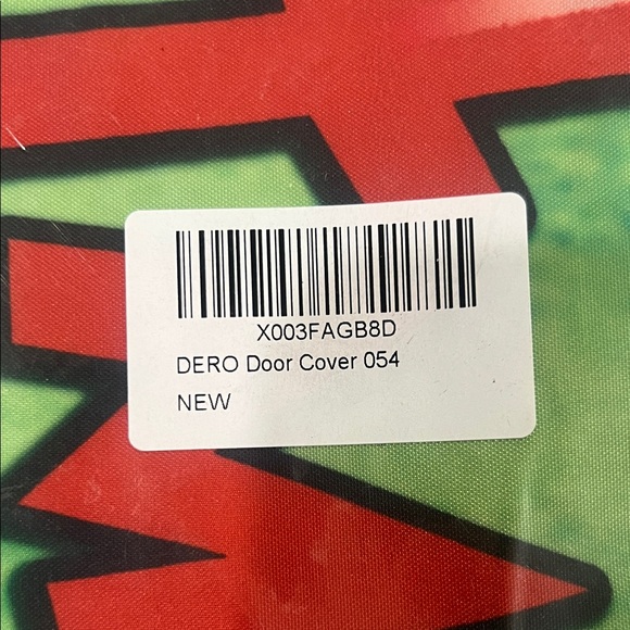 Grinch Christmas Door Cover Green and Red New In Package 3x6 - Picture 3 of 3